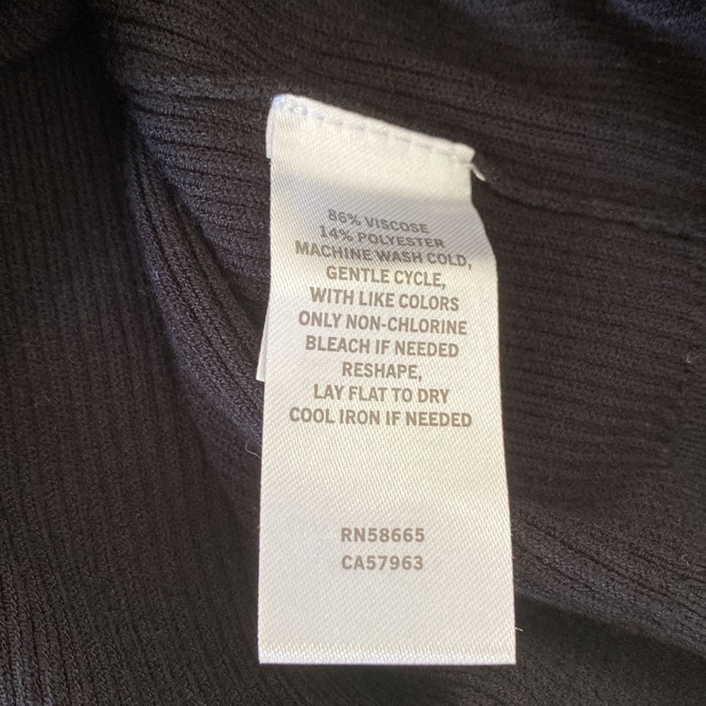 Halogen Puff Sleeve Sweater BLACK, Size Large NWT - Picture 8 of 12